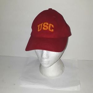VINTAGE NEW RED USC TROJANS EMBROIDERED HAT